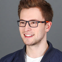 Load image into Gallery viewer, Blue Rectangle Full Rim Unisex Eyeglasses by Lenskart Air Online-126435