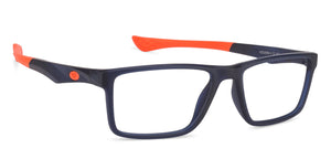 Blue Rectangle Full Rim Unisex Eyeglasses by Lenskart Air Online-126435