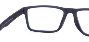 Blue Rectangle Full Rim Unisex Eyeglasses by Lenskart Air Online-126435