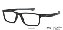 Load image into Gallery viewer, Black Rectangle Full Rim Unisex Eyeglasses by Lenskart Air Online-126437
