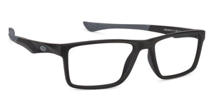 Black Rectangle Full Rim Unisex Eyeglasses by Lenskart Air Online-126437