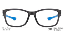 Load image into Gallery viewer, Grey Rectangle Full Rim Unisex Eyeglasses by Lenskart Air Online-126441