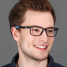 Load image into Gallery viewer, Grey Rectangle Full Rim Unisex Eyeglasses by Lenskart Air Online-126441