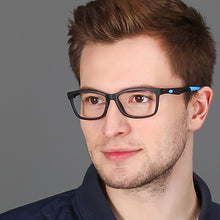 Load image into Gallery viewer, Grey Rectangle Full Rim Unisex Eyeglasses by Lenskart Air Online-126441