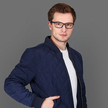 Load image into Gallery viewer, Grey Rectangle Full Rim Unisex Eyeglasses by Lenskart Air Online-126441