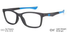 Load image into Gallery viewer, Grey Rectangle Full Rim Unisex Eyeglasses by Lenskart Air Online-126441