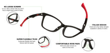 Load image into Gallery viewer, Black Rectangle Full Rim Unisex Eyeglasses by Lenskart Air Online-126443