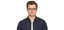 Load image into Gallery viewer, Black Rectangle Full Rim Unisex Eyeglasses by Lenskart Air Online-126443