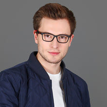 Load image into Gallery viewer, Black Rectangle Full Rim Unisex Eyeglasses by Lenskart Air Online-126443