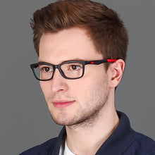 Load image into Gallery viewer, Black Rectangle Full Rim Unisex Eyeglasses by Lenskart Air Online-126443