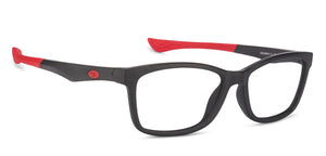 Black Rectangle Full Rim Unisex Eyeglasses by Lenskart Air Online-126443