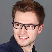 Load image into Gallery viewer, Blue Rectangle Full Rim Unisex Eyeglasses by Lenskart Air Online-126449