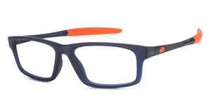 Blue Rectangle Full Rim Unisex Eyeglasses by Lenskart Air Online-126449