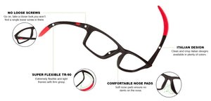 Black Rectangle Full Rim Unisex Eyeglasses by Lenskart Air Online-126453