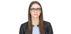Black Rectangle Full Rim Unisex Eyeglasses by Lenskart Air Online-126453