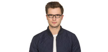 Load image into Gallery viewer, Black Rectangle Full Rim Unisex Eyeglasses by Lenskart Air Online-126453