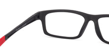 Load image into Gallery viewer, Black Rectangle Full Rim Unisex Eyeglasses by Lenskart Air Online-126453