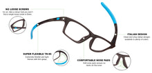 Load image into Gallery viewer, Grey Rectangle Full Rim Unisex Eyeglasses by Lenskart Air Online-126457