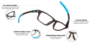 Grey Rectangle Full Rim Unisex Eyeglasses by Lenskart Air Online-126457