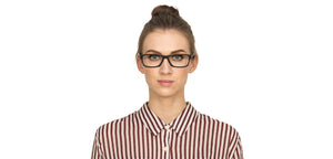 Black Rectangle Full Rim Unisex Eyeglasses by Lenskart Air Online-126462