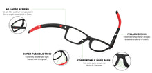 Load image into Gallery viewer, Black Rectangle Full Rim Unisex Eyeglasses by Lenskart Air Online-126463