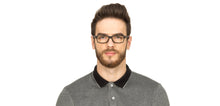 Load image into Gallery viewer, Black Rectangle Full Rim Unisex Eyeglasses by Lenskart Air Online-126463