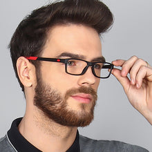 Load image into Gallery viewer, Black Rectangle Full Rim Unisex Eyeglasses by Lenskart Air Online-126463