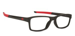 Black Rectangle Full Rim Unisex Eyeglasses by Lenskart Air Online-126463