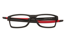 Load image into Gallery viewer, Black Rectangle Full Rim Unisex Eyeglasses by Lenskart Air Online-126463