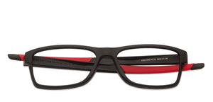 Black Rectangle Full Rim Unisex Eyeglasses by Lenskart Air Online-126463
