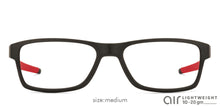Load image into Gallery viewer, Black Rectangle Full Rim Unisex Eyeglasses by Lenskart Air Online-126463