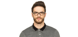 Black Rectangle Full Rim Unisex Eyeglasses by Lenskart Air Online-126467