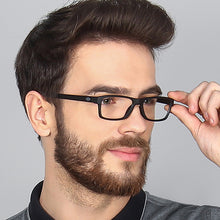 Load image into Gallery viewer, Black Rectangle Full Rim Unisex Eyeglasses by Lenskart Air Online-126467