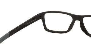 Black Rectangle Full Rim Unisex Eyeglasses by Lenskart Air Online-126467