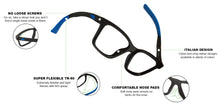 Load image into Gallery viewer, Black Rectangle Full Rim Unisex Eyeglasses by Lenskart Air Online-126469