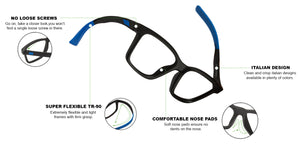 Black Rectangle Full Rim Unisex Eyeglasses by Lenskart Air Online-126469