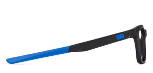 Black Rectangle Full Rim Unisex Eyeglasses by Lenskart Air Online-126469