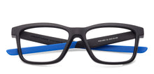 Load image into Gallery viewer, Black Rectangle Full Rim Unisex Eyeglasses by Lenskart Air Online-126469
