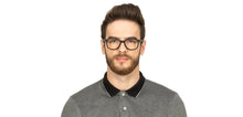 Load image into Gallery viewer, Black Wayfarer Full Rim Unisex Eyeglasses by Lenskart Air Online-126478