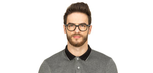 Black Wayfarer Full Rim Unisex Eyeglasses by Lenskart Air Online-126478