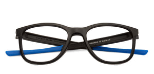 Black Wayfarer Full Rim Unisex Eyeglasses by Lenskart Air Online-126478