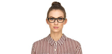 Load image into Gallery viewer, Black Rectangle Full Rim Unisex Eyeglasses by Lenskart Air Online-126483