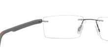 Load image into Gallery viewer, Grey Rectangle Rimless Unisex Eyeglasses by Lenskart Air Online-126496