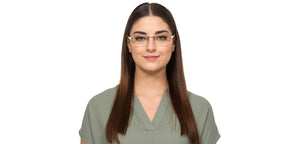 Black Rectangle Rimless Unisex Eyeglasses by Lenskart Air Online-126505