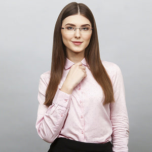 Black Rectangle Rimless Unisex Eyeglasses by Lenskart Air Online-126524
