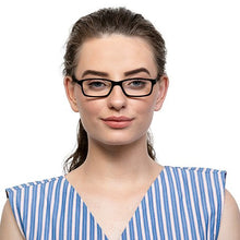 Load image into Gallery viewer, Black Rectangle Full Rim Unisex Eyeglasses by Vincent Chase VC-127513