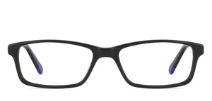 Black Rectangle Full Rim Unisex Eyeglasses by Vincent Chase VC-127513