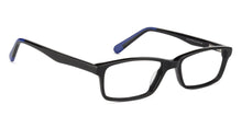 Load image into Gallery viewer, Black Rectangle Full Rim Unisex Eyeglasses by Vincent Chase VC-127513