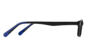Black Rectangle Full Rim Unisex Eyeglasses by Vincent Chase VC-127513