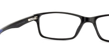 Load image into Gallery viewer, Black Rectangle Full Rim Unisex Eyeglasses by Vincent Chase VC-127513